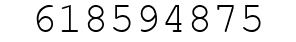 Number 618594875.