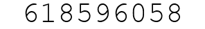 Number 618596058.