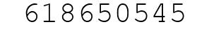 Number 618650545.