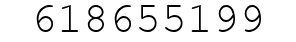 Number 618655199.