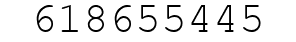 Number 618655445.