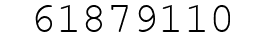 Number 61879110.