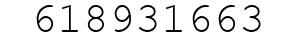 Number 618931663.