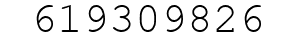 Number 619309826.