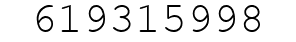 Number 619315998.