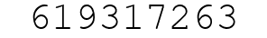 Number 619317263.