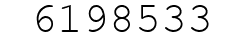 Number 6198533.