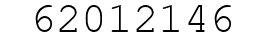 Number 62012146.