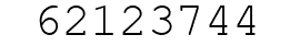 Number 62123744.