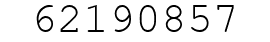 Number 62190857.