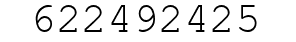 Number 622492425.
