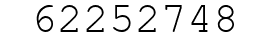 Number 62252748.