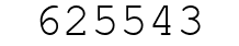 Number 625543.