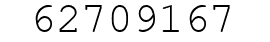 Number 62709167.