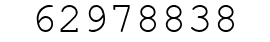 Number 62978838.