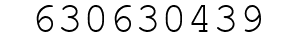 Number 630630439.