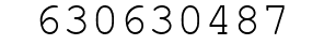 Number 630630487.