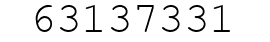 Number 63137331.