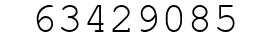 Number 63429085.