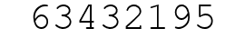 Number 63432195.