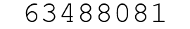 Number 63488081.
