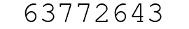 Number 63772643.