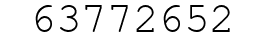 Number 63772652.