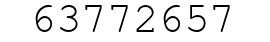 Number 63772657.