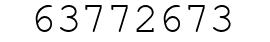 Number 63772673.