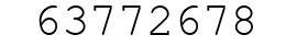 Number 63772678.