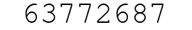 Number 63772687.