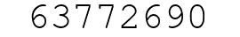 Number 63772690.