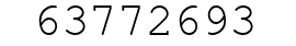Number 63772693.