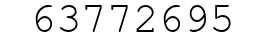 Number 63772695.