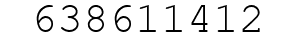 Number 638611412.