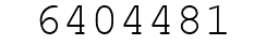 Number 6404481.