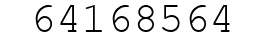Number 64168564.