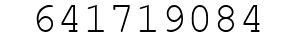 Number 641719084.