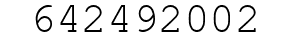 Number 642492002.