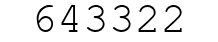 Number 643322.