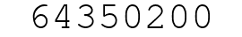 Number 64350200.