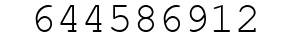 Number 644586912.