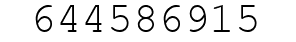 Number 644586915.