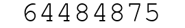 Number 64484875.