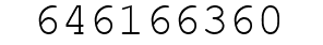 Number 646166360.