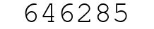 Number 646285.