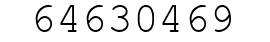Number 64630469.