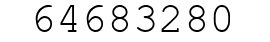 Number 64683280.