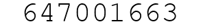 Number 647001663.