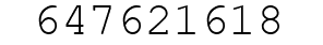 Number 647621618.